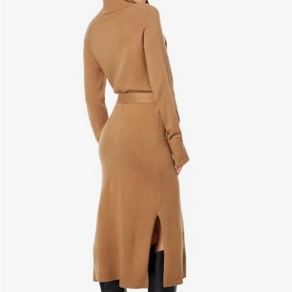 PAIGE Tan Long Sleeve Knit Dress - Picture 2 of 15